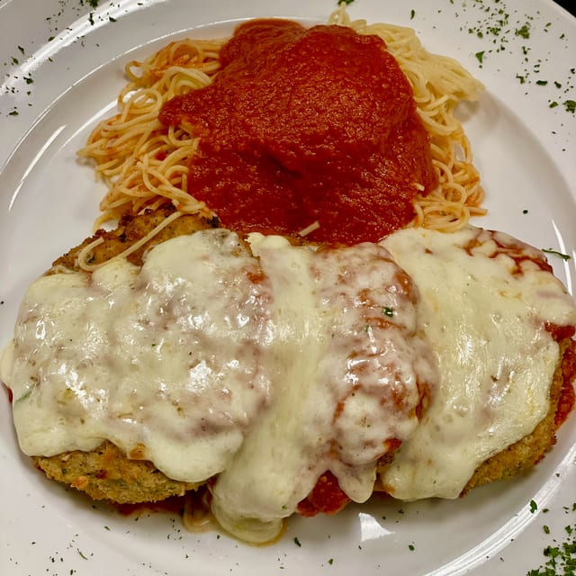 Eggplant Parmigiana (Lunch).