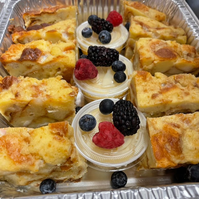 Bread Pudding Family Meal.