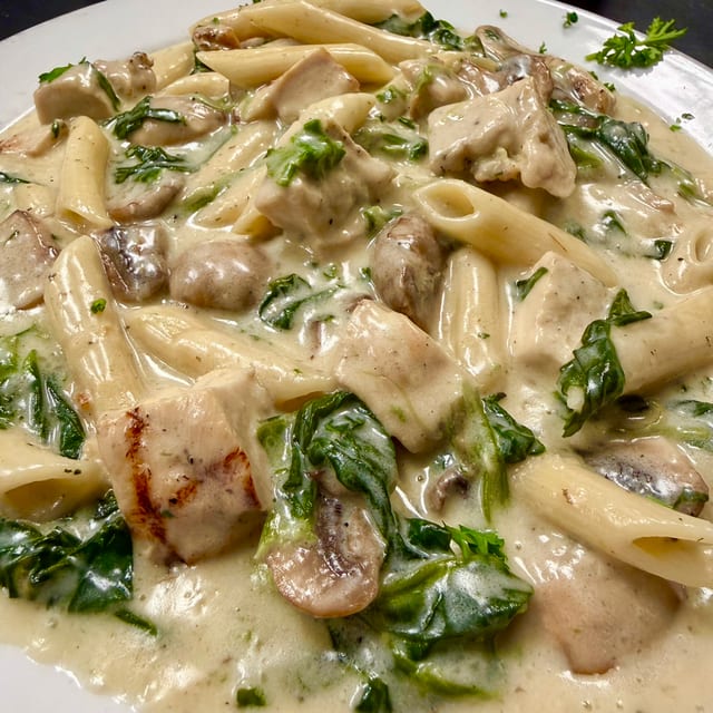 Chicken Florentine (Lunch).
