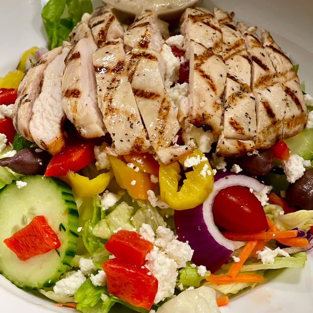 Greek Chicken Salad. Lunch.