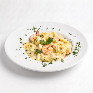 Shrimp Tortellini Alfredo